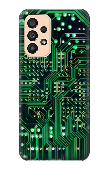 W3392 Electronics Board Circuit Graphic Hard Case and Leather Flip Case For Samsung Galaxy A33 5G