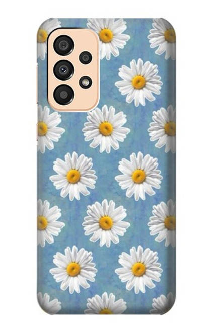 W3454 Floral Daisy Hard Case and Leather Flip Case For Samsung Galaxy A33 5G