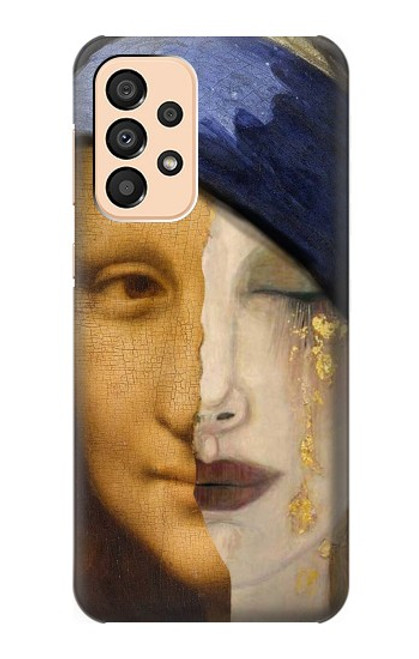 W3853 Mona Lisa Gustav Klimt Vermeer Hard Case and Leather Flip Case For Samsung Galaxy A33 5G