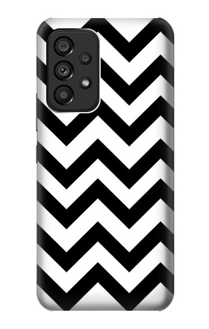 W1613 Chevron Zigzag Hard Case and Leather Flip Case For Samsung Galaxy A53 5G