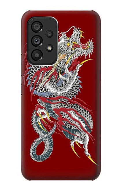 W2104 Yakuza Dragon Tattoo Hard Case and Leather Flip Case For Samsung Galaxy A53 5G