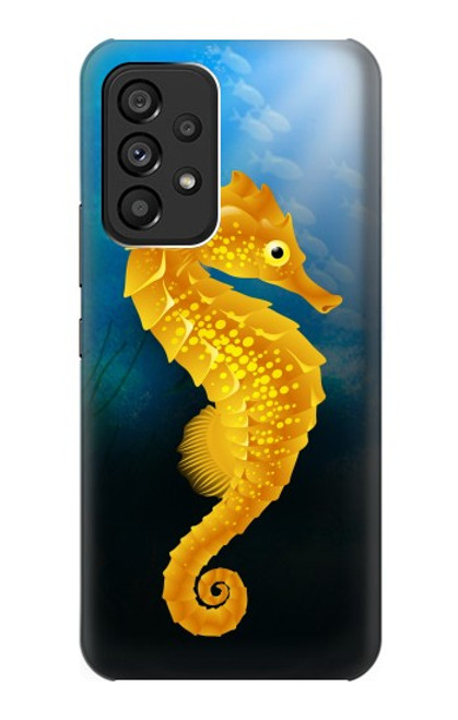 W2444 Seahorse Underwater World Hard Case and Leather Flip Case For Samsung Galaxy A53 5G