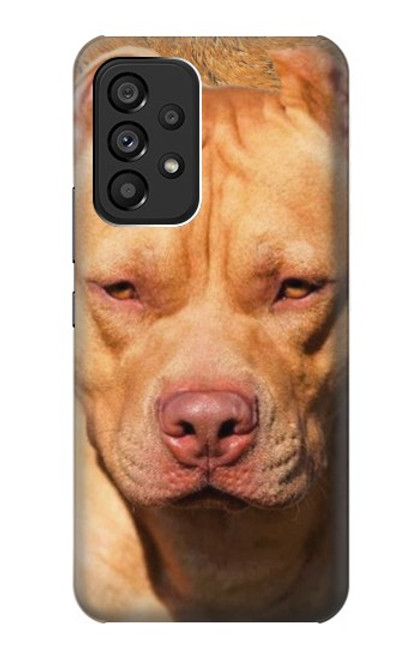 W2903 American Pitbull Dog Hard Case and Leather Flip Case For Samsung Galaxy A53 5G