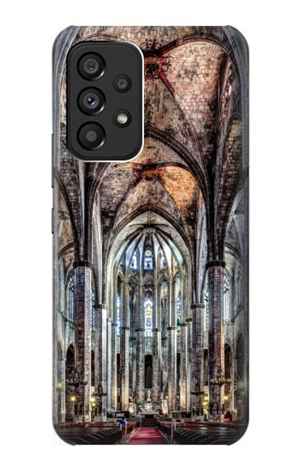 W3210 Santa Maria Del Mar Cathedral Hard Case and Leather Flip Case For Samsung Galaxy A53 5G