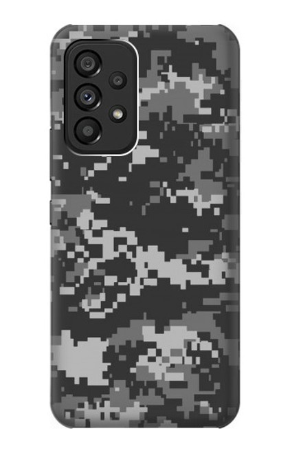 W3293 Urban Black Camo Camouflage Hard Case and Leather Flip Case For Samsung Galaxy A53 5G