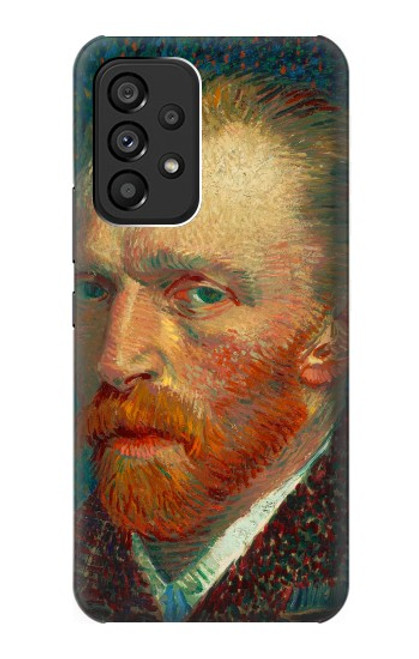 W3335 Vincent Van Gogh Self Portrait Hard Case and Leather Flip Case For Samsung Galaxy A53 5G