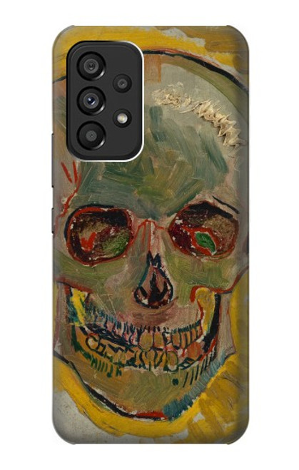 W3359 Vincent Van Gogh Skull Hard Case and Leather Flip Case For Samsung Galaxy A53 5G