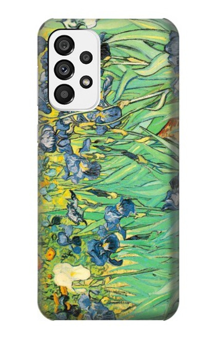 W0210 Van Gogh Irises Hard Case and Leather Flip Case For Samsung Galaxy A73 5G