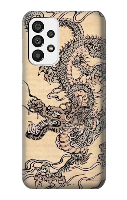 W0318 Antique Dragon Hard Case and Leather Flip Case For Samsung Galaxy A73 5G