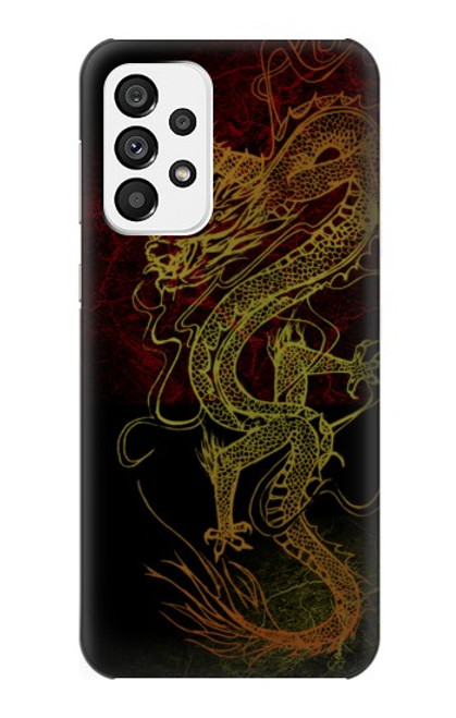 W0354 Chinese Dragon Hard Case and Leather Flip Case For Samsung Galaxy A73 5G