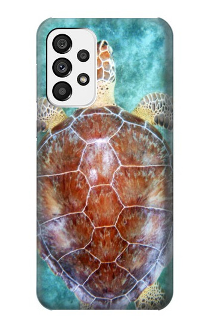 W1424 Sea Turtle Hard Case and Leather Flip Case For Samsung Galaxy A73 5G