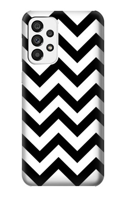 W1613 Chevron Zigzag Hard Case and Leather Flip Case For Samsung Galaxy A73 5G