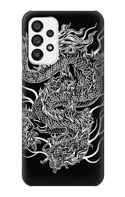 W1943 Dragon Tattoo Hard Case and Leather Flip Case For Samsung Galaxy A73 5G