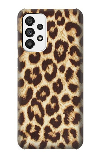 W2204 Leopard Pattern Graphic Printed Hard Case and Leather Flip Case For Samsung Galaxy A73 5G