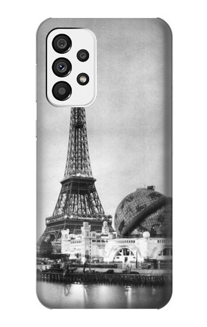 W2350 Old Paris Eiffel Tower Hard Case and Leather Flip Case For Samsung Galaxy A73 5G