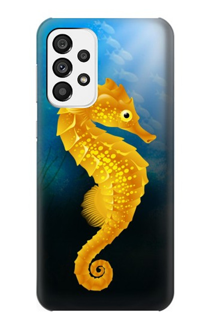 W2444 Seahorse Underwater World Hard Case and Leather Flip Case For Samsung Galaxy A73 5G