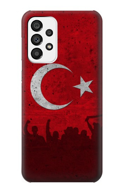 W2991 Turkey Football Soccer Hard Case and Leather Flip Case For Samsung Galaxy A73 5G