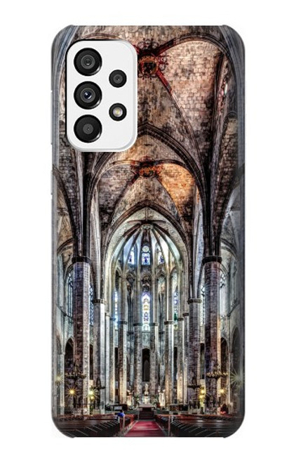 W3210 Santa Maria Del Mar Cathedral Hard Case and Leather Flip Case For Samsung Galaxy A73 5G