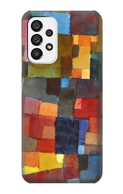 W3341 Paul Klee Raumarchitekturen Hard Case and Leather Flip Case For Samsung Galaxy A73 5G