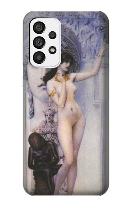 W3353 Gustav Klimt Allegory of Sculpture Hard Case and Leather Flip Case For Samsung Galaxy A73 5G