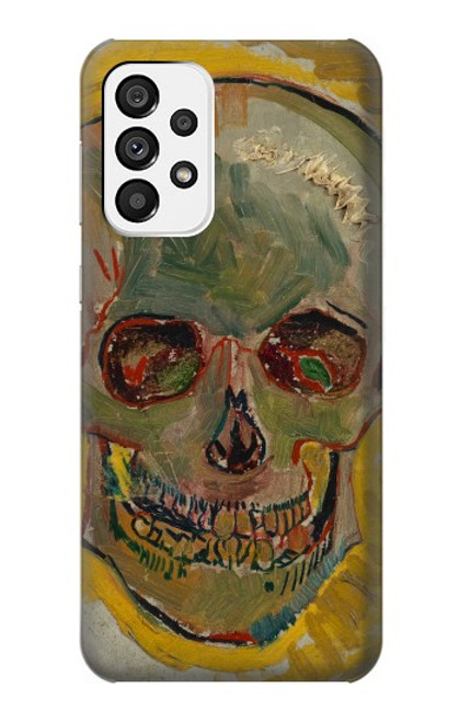 W3359 Vincent Van Gogh Skull Hard Case and Leather Flip Case For Samsung Galaxy A73 5G