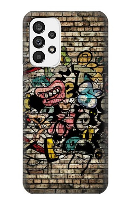 W3394 Graffiti Wall Hard Case and Leather Flip Case For Samsung Galaxy A73 5G