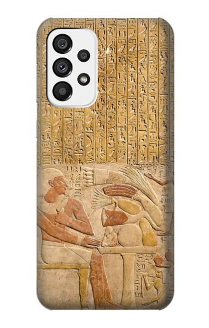 W3398 Egypt Stela Mentuhotep Hard Case and Leather Flip Case For Samsung Galaxy A73 5G