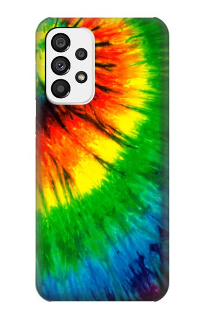 W3422 Tie Dye Hard Case and Leather Flip Case For Samsung Galaxy A73 5G