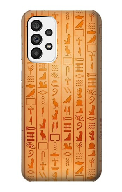 W3440 Egyptian Hieroglyphs Hard Case and Leather Flip Case For Samsung Galaxy A73 5G