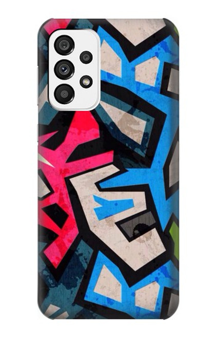 W3445 Graffiti Street Art Hard Case and Leather Flip Case For Samsung Galaxy A73 5G