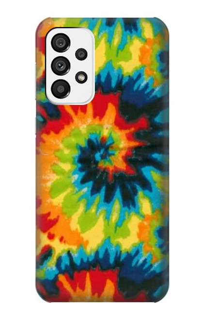 W3459 Tie Dye Hard Case and Leather Flip Case For Samsung Galaxy A73 5G