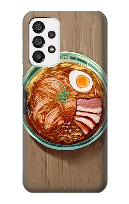 W3756 Ramen Noodles Hard Case and Leather Flip Case For Samsung Galaxy A73 5G