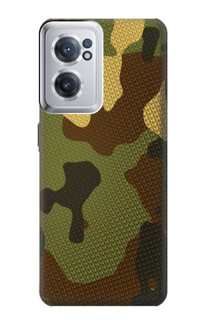 W1602 Camo Camouflage Graphic Printed Hard Case and Leather Flip Case For OnePlus Nord CE 2 5G