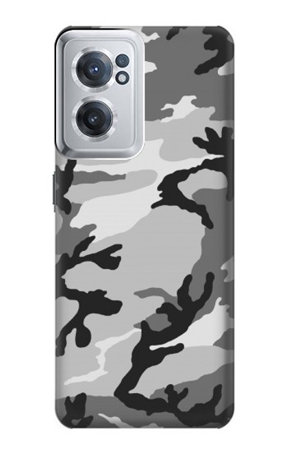 W1721 Snow Camouflage Graphic Printed Hard Case and Leather Flip Case For OnePlus Nord CE 2 5G