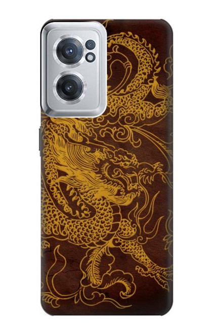 W2911 Chinese Dragon Hard Case and Leather Flip Case For OnePlus Nord CE 2 5G