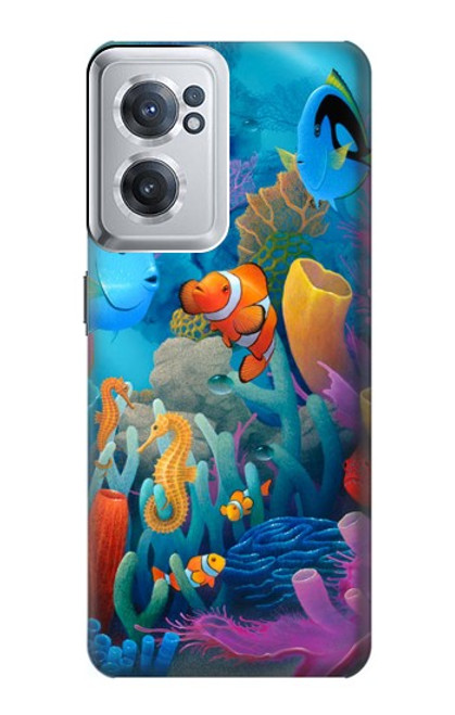 W3227 Underwater World Cartoon Hard Case and Leather Flip Case For OnePlus Nord CE 2 5G