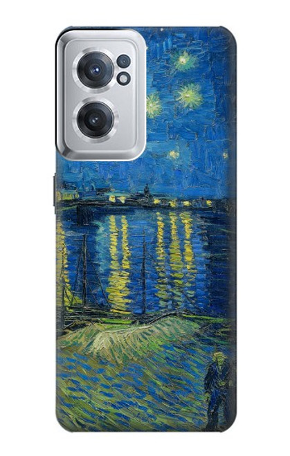 W3336 Van Gogh Starry Night Over the Rhone Hard Case and Leather Flip Case For OnePlus Nord CE 2 5G