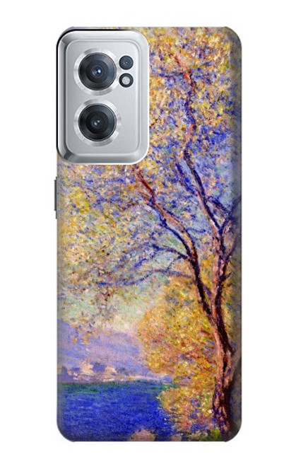 W3339 Claude Monet Antibes Seen from the Salis Gardens Hard Case and Leather Flip Case For OnePlus Nord CE 2 5G