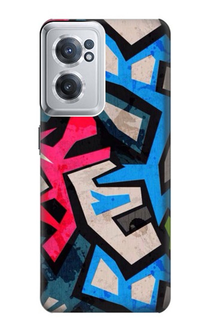 W3445 Graffiti Street Art Hard Case and Leather Flip Case For OnePlus Nord CE 2 5G