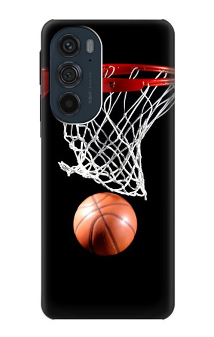 W0066 Basketball Hard Case and Leather Flip Case For Motorola Edge 30 Pro