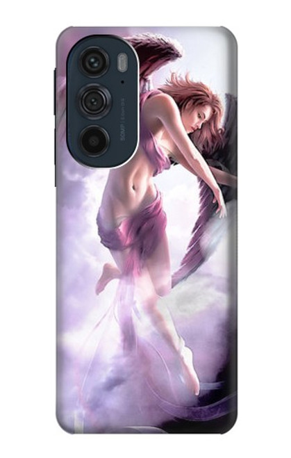 W0407 Fantasy Angel Hard Case and Leather Flip Case For Motorola Edge 30 Pro