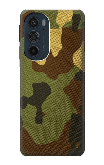 W1602 Camo Camouflage Graphic Printed Hard Case and Leather Flip Case For Motorola Edge 30 Pro