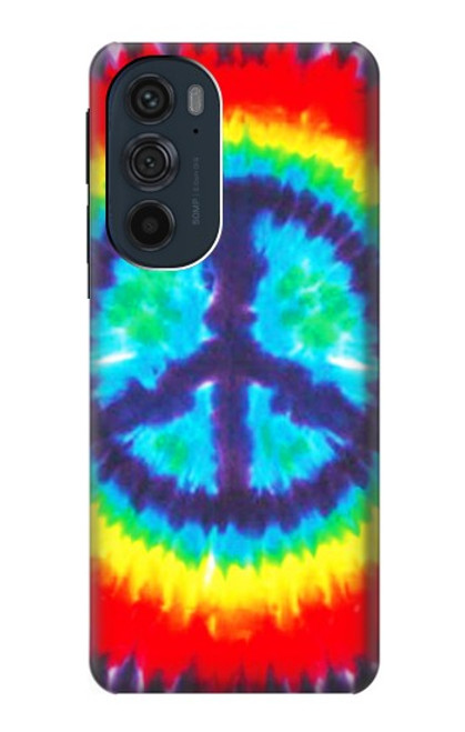 W1870 Tie Dye Peace Hard Case and Leather Flip Case For Motorola Edge 30 Pro