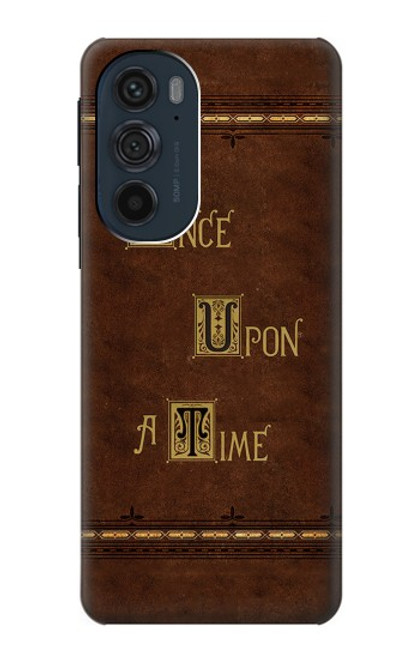 W2643 Once Upon A Time Book Hard Case and Leather Flip Case For Motorola Edge 30 Pro