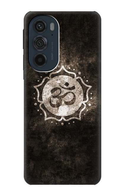 W2902 Yoga Namaste Om Symbol Hard Case and Leather Flip Case For Motorola Edge 30 Pro