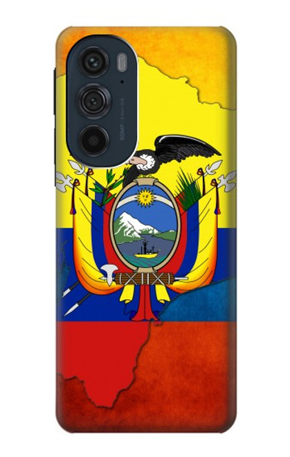 W3020 Ecuador Flag Hard Case and Leather Flip Case For Motorola Edge 30 Pro