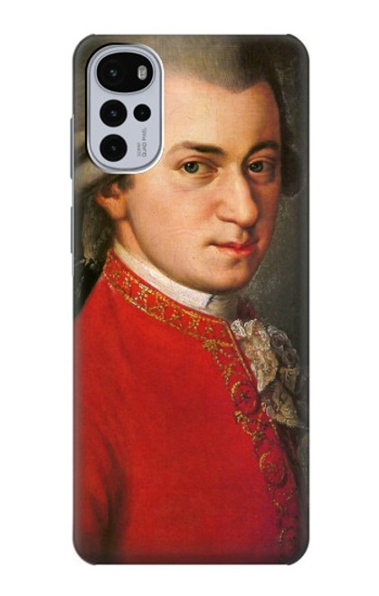 W0492 Mozart Hard Case and Leather Flip Case For Motorola Moto G22