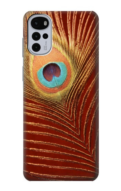 W0512 Peacock Hard Case and Leather Flip Case For Motorola Moto G22