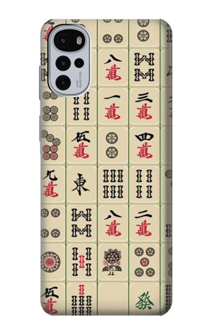 W0802 Mahjong Hard Case and Leather Flip Case For Motorola Moto G22