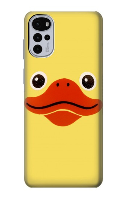 W1922 Duck Face Hard Case and Leather Flip Case For Motorola Moto G22